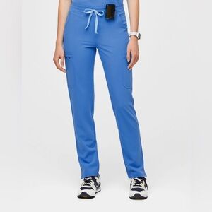 FIGS Capri Blue Yola- Skinny Scrub Pants